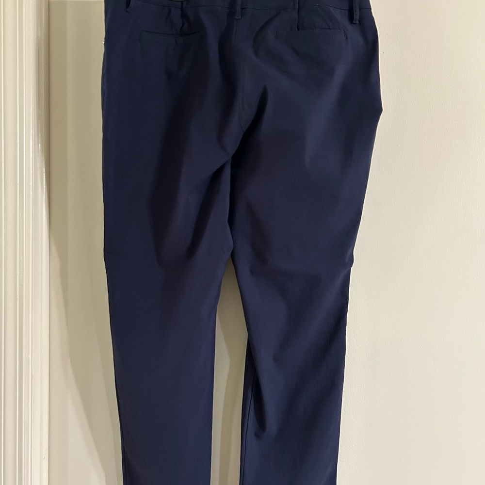 Zac & Rachel Dark Navy Stretch Waistband Pants - Picture 2 of 4
